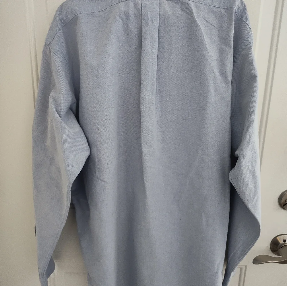 Men's Ralph Lauren Classic Light Blue Shirt Scottie Dogs - Picture 3 of 5